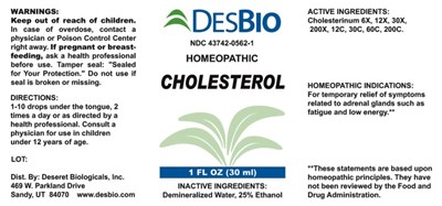 Cholesterol - DSRT0207 Cholesterol 4 19 16